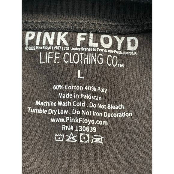 Pink Floyd Life Clothing Co, Official  Back Sweatshirt DSOTM Large - Picture 4 of 8
